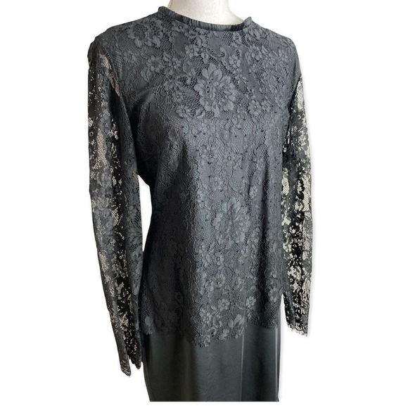 Escada Dalisa Black Lace Evening Dress NWT - Picture 2 of 10